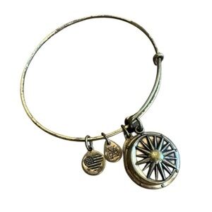 Alex and Ani Sun and Moon Gold Charm Bracelet